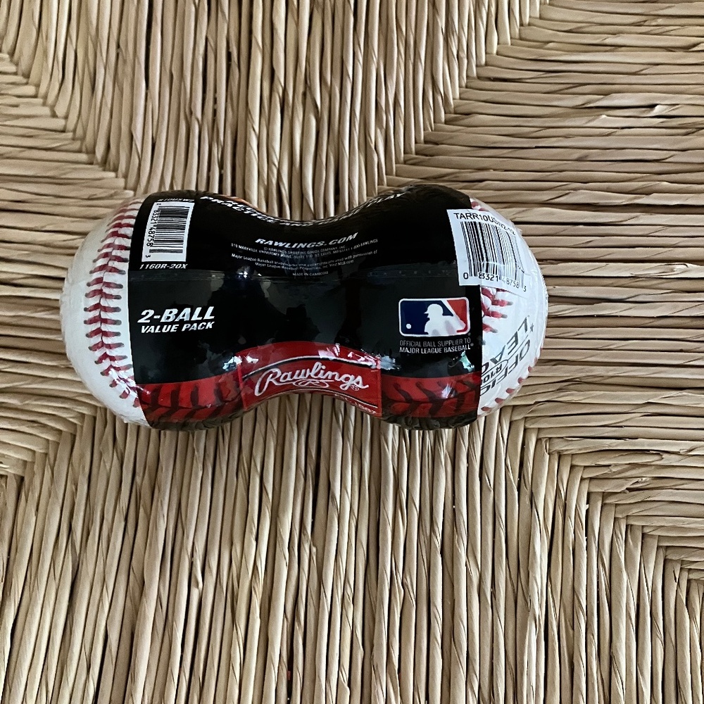 Rawlings Baseballs 10 & Under Recreational & Practice Baseball 2-Pack NEW